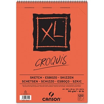 canson xl A3 sketch paper 90g
